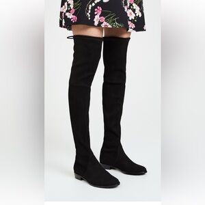 Stuart Weitzman lowland Black suede Over-the-Knee Boots 6.5